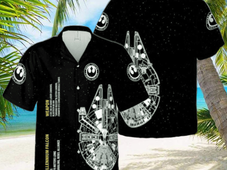 Star Wars Millennium Falcon Cool Version Full Print Hawaiian Shirt