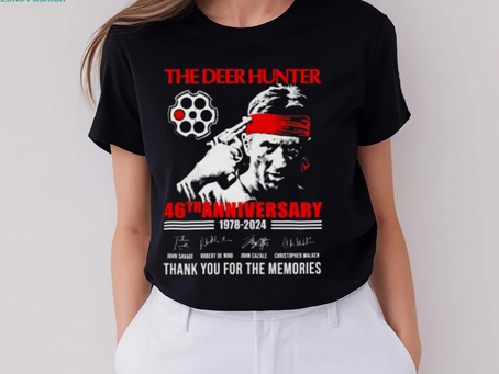 The Deer Hunter 46th Anniversary 1978 2024 Thank You For The Memories T Shirt