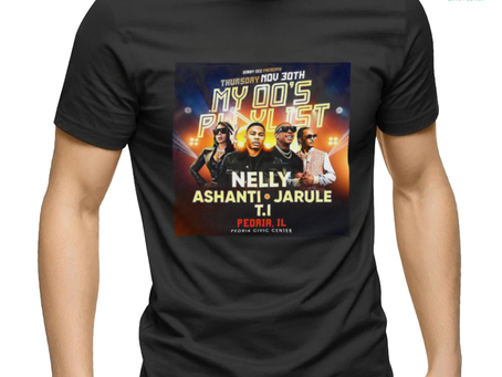 Nelly Thursday Nov 30th Tour 2023 T Shirt