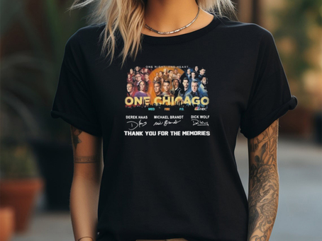 One Night, One Heart One Chicago Thank You For The Memories Signatures Shirt