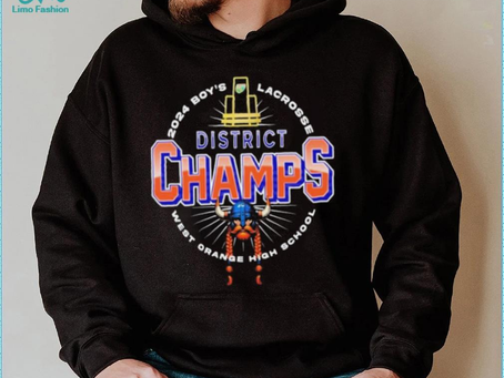 West Orange High School 2024 Boy’s Lacrosse District Champs shirt