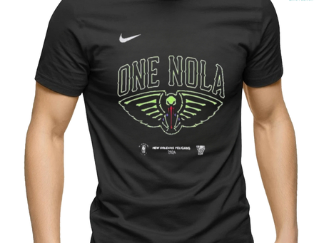 New Orleans Pelicans Nike One Nola 2024 NBA Playoffs Shirt