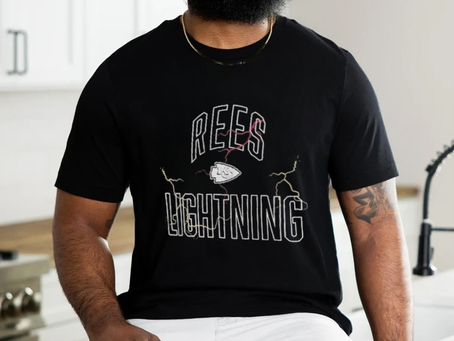 Kansas City Chiefs Rees Lightning T Shirt