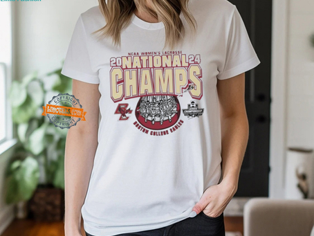 2024 NCAA Women’s Lacrosse National Champions Boston College Eagles logo shirt