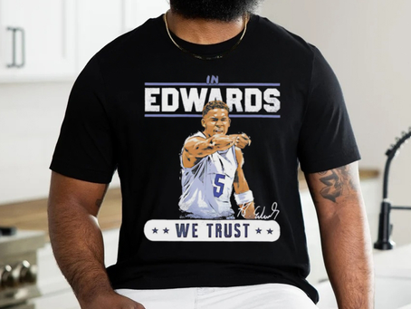 Anthony Edwards Minnesota Timberwolves we trust signature shirt