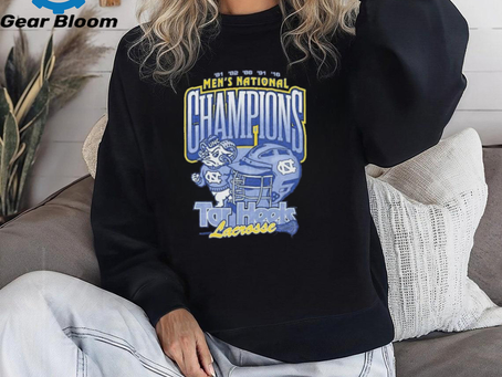 North Carolina Tar Heels Pass 5x Ncaa Division I Lacrosse National Champions Locker 47 Shirt