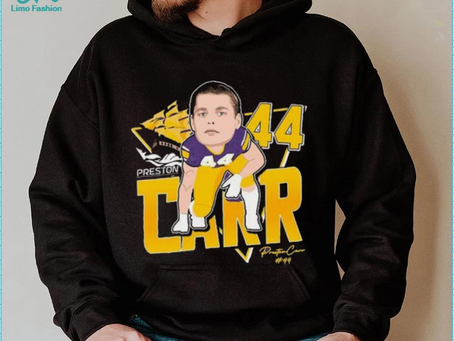 Official Preston Carr #44 East Carolina Pirates Signature shirt
