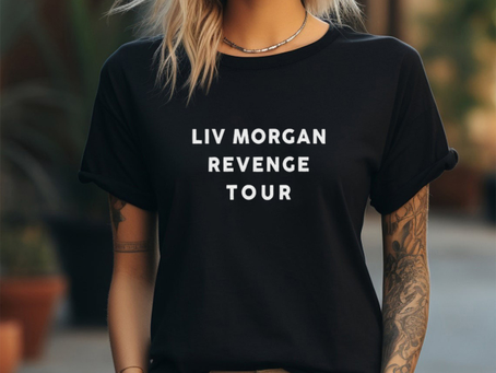 Liv Morgan Wearing Liv Morgan Revenge Tour t shirt