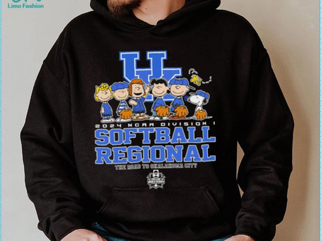 Peanuts characters 2024 NCAA division I softball regional Kentucky Wildcats logo shirt