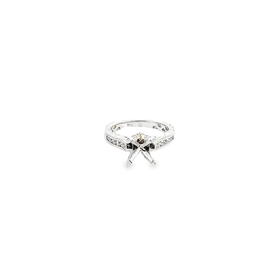 Thumbnail: Vintage Hand Engraved Engagement Setting