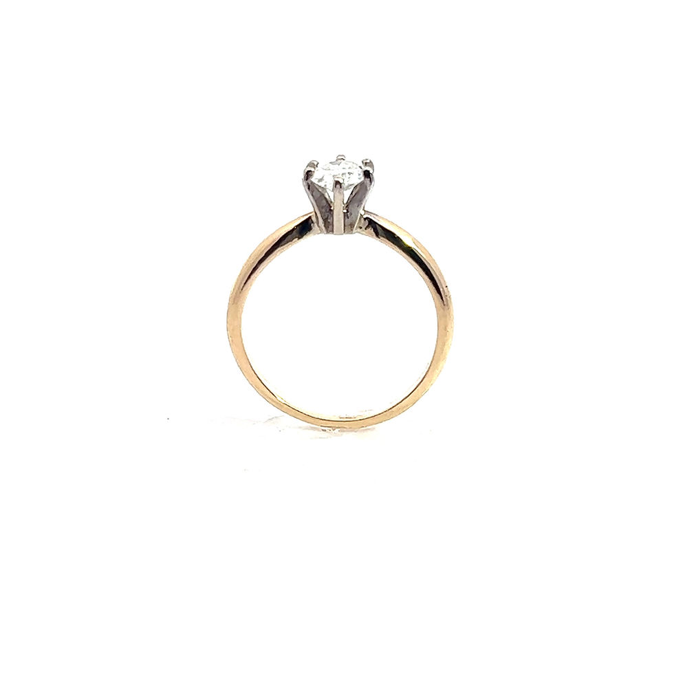 Thumbnail: Oval Diamond Solitaire Engagement Ring