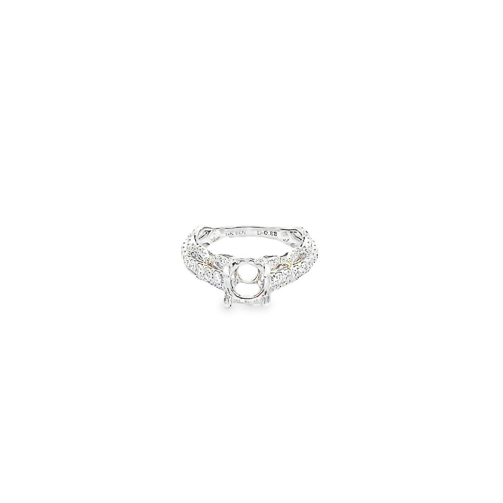 Thumbnail: Round Antique Style Engagement Setting