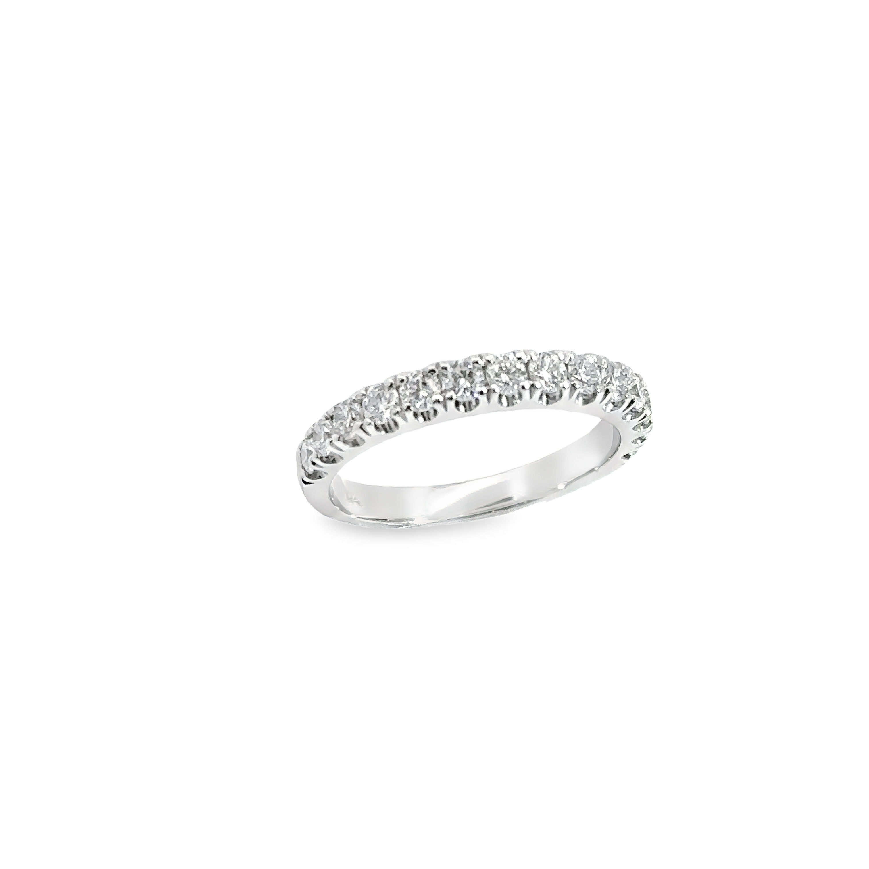 Four Prong Set Diamond Wedding Band