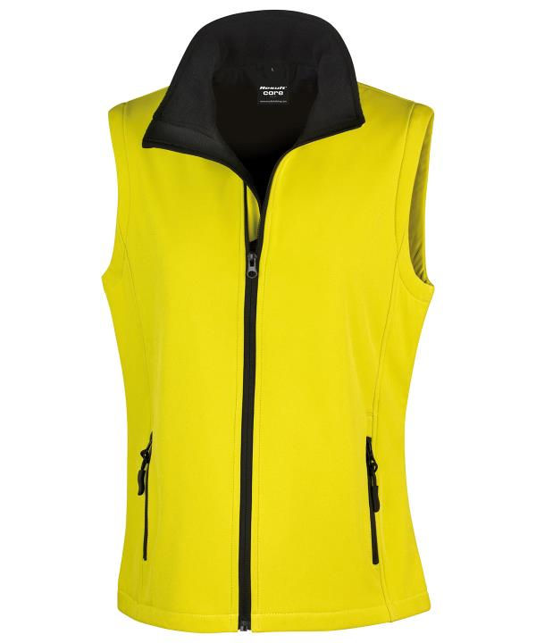 Miniature : LADIES SOLID COLOUR SOFT SHELL BODY WARMER - ADD A NAME OR BADGE FOR FREE