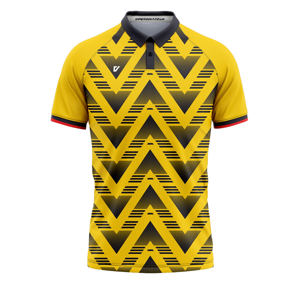 Miniaturbild: ARSENAL YELLOW RETRO GOLF POLO SHIRT