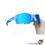 Miniatura: Flak 2.0 Branca/Azul - Lente Azul (Ice Thug)