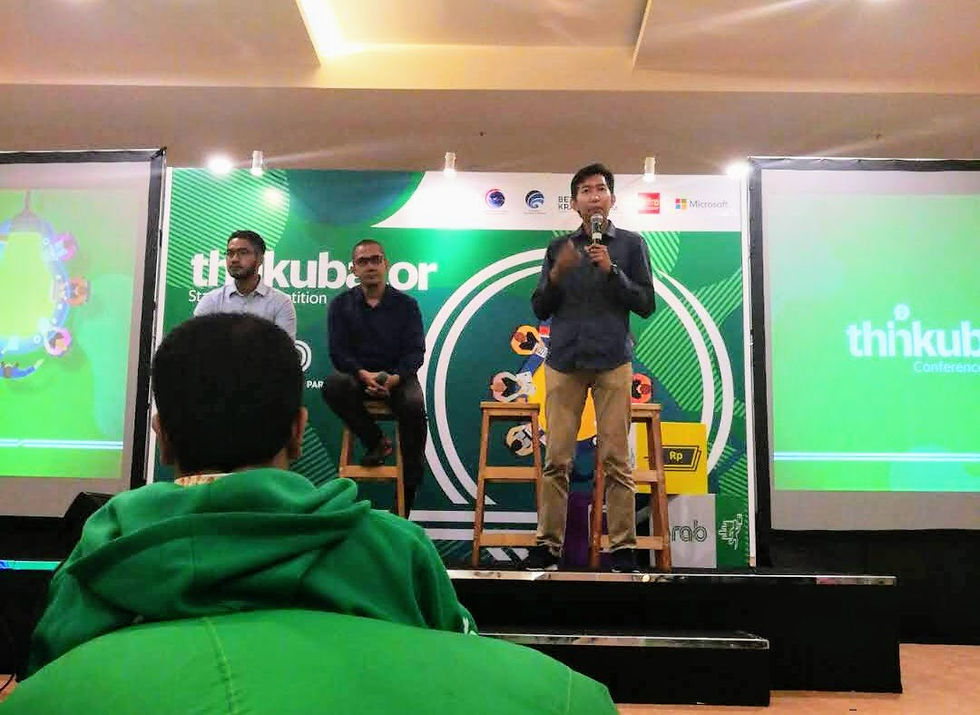 Andreas Sanjaya at a Thinkubator Workshop