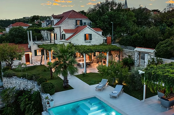 Prekrasna, zelena otočna vila