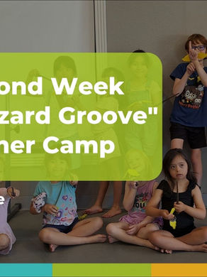 Our Second week "The Wizard Groove" of summer camp