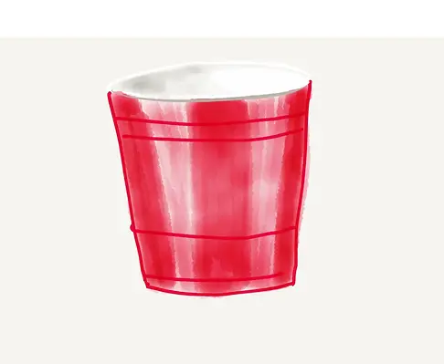 red cup
