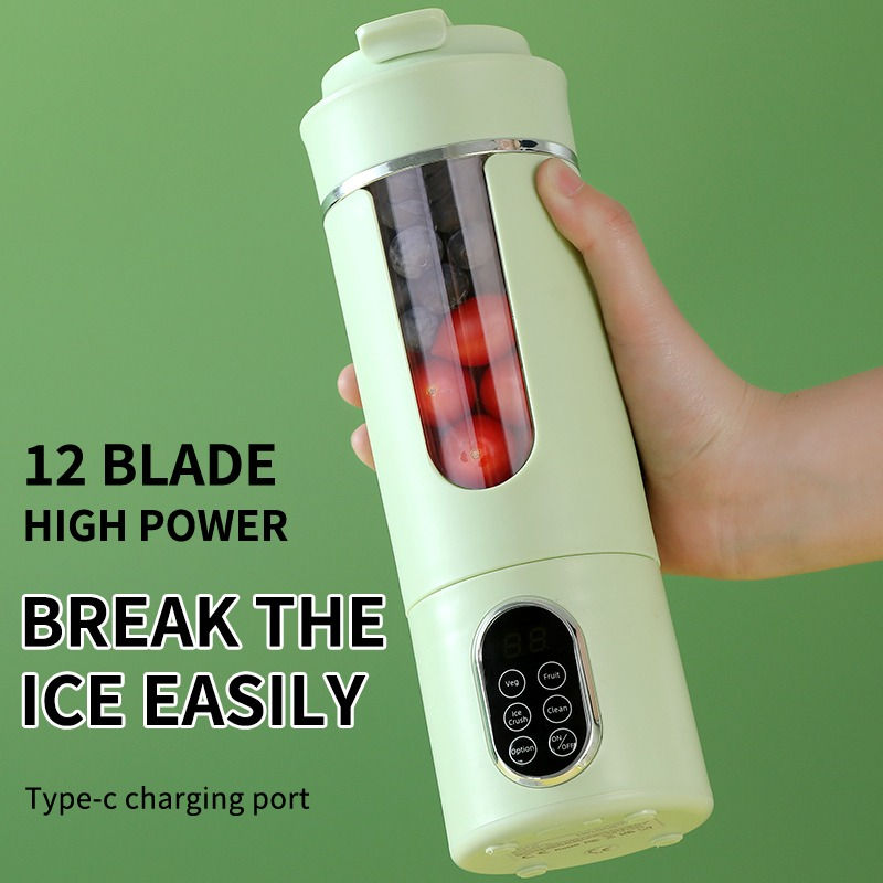 Thumbnail: Electric Portable Juicer Blender – 530ML, Wireless USB Charging