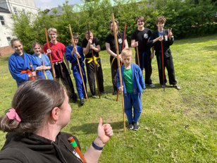 Kenbu Dojo outdoor training