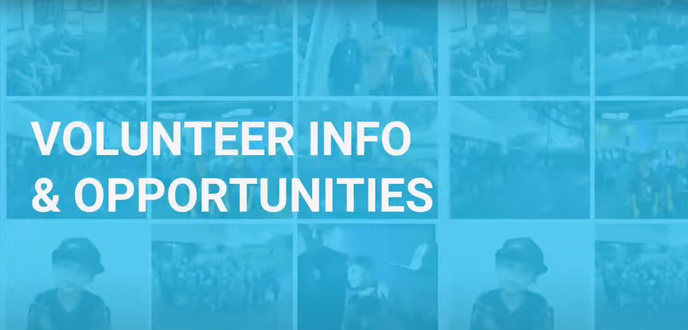 Volunteer Info & Opportunities