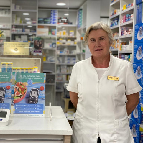 Angela Tracey at Cremorne Town Centre Pharmacy