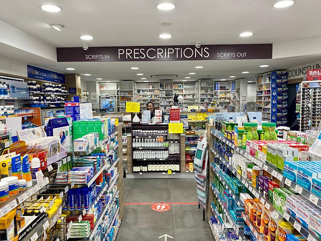 Cremorne Town Centre Pharmacy interior