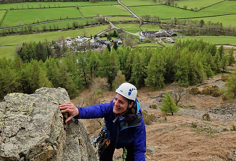 Beginner rock climbing
