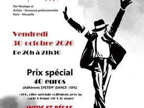 Stage Michael Jackson - Thriller, spécial Halloween à Marseille le 30 octobre 2026 chez SYSTEM DANCE !