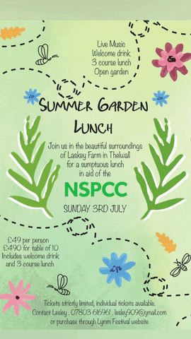 Book now - Champagne Lunch for NSPCC
