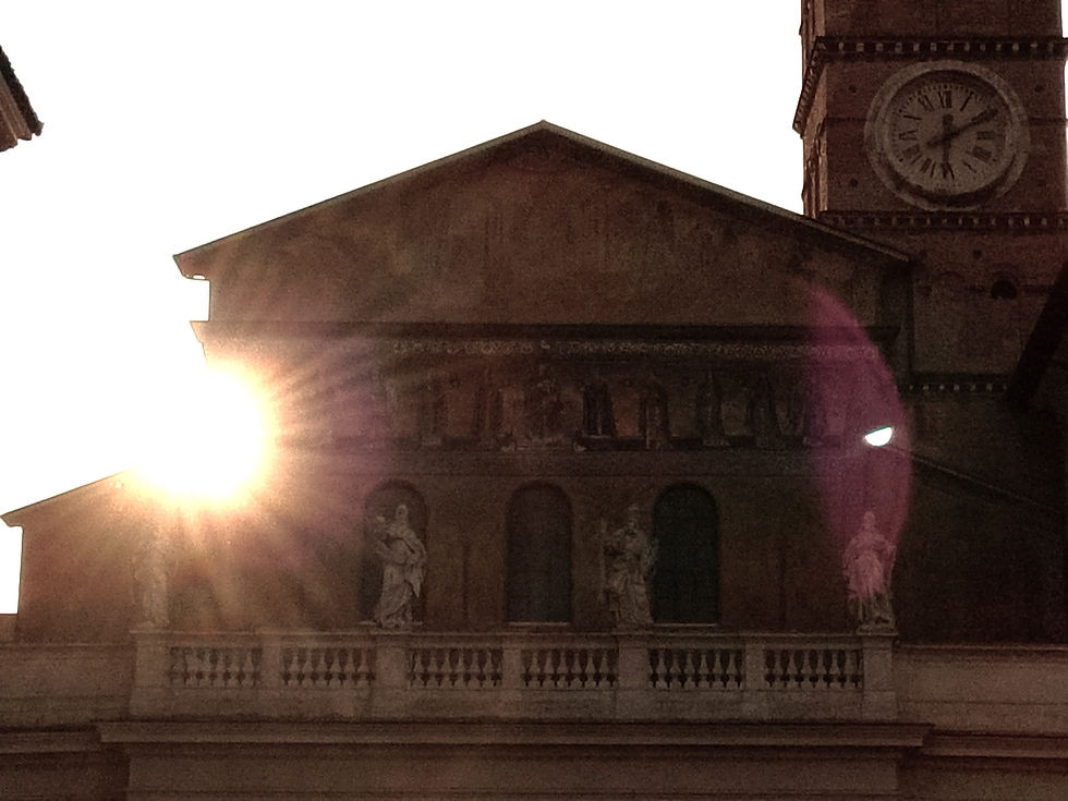 Anochecer en Trastevere