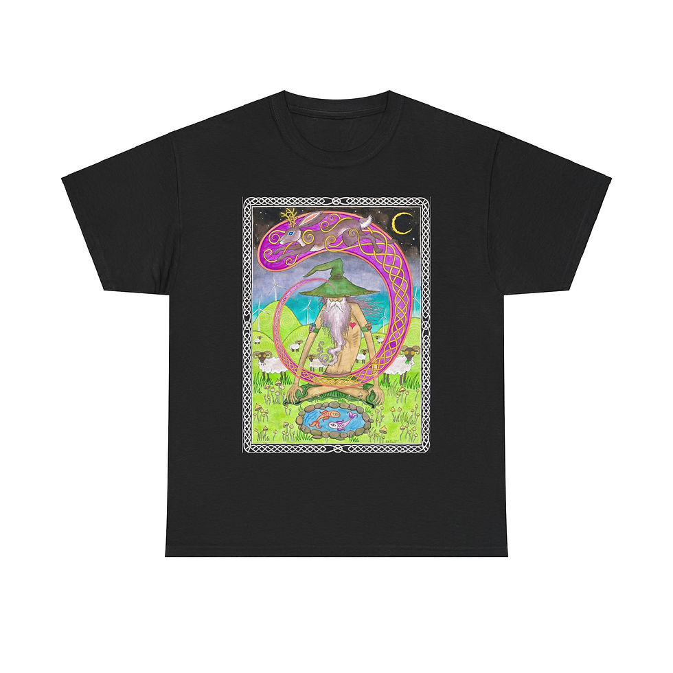 Magic Mushroom Wizard T-shirt