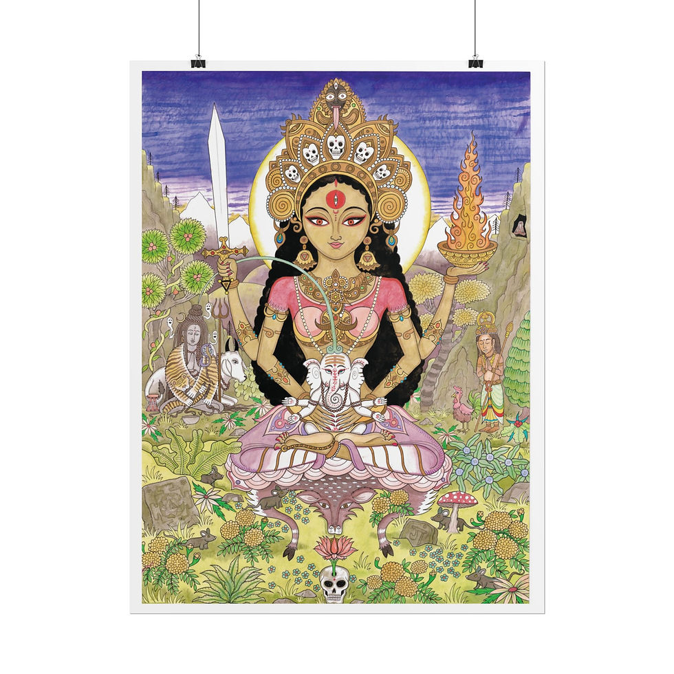 Thumbnail: Ma Durga print 