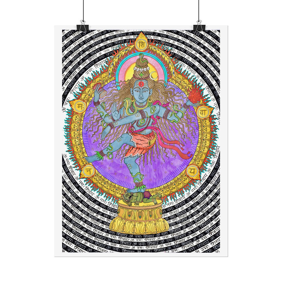 Thumbnail: Shiva Nataraja print