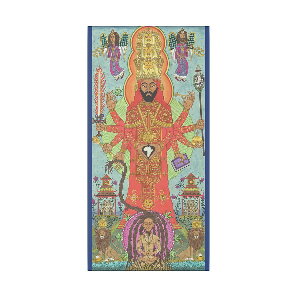 Mahavatar Jah Rastafari - Canvas print 