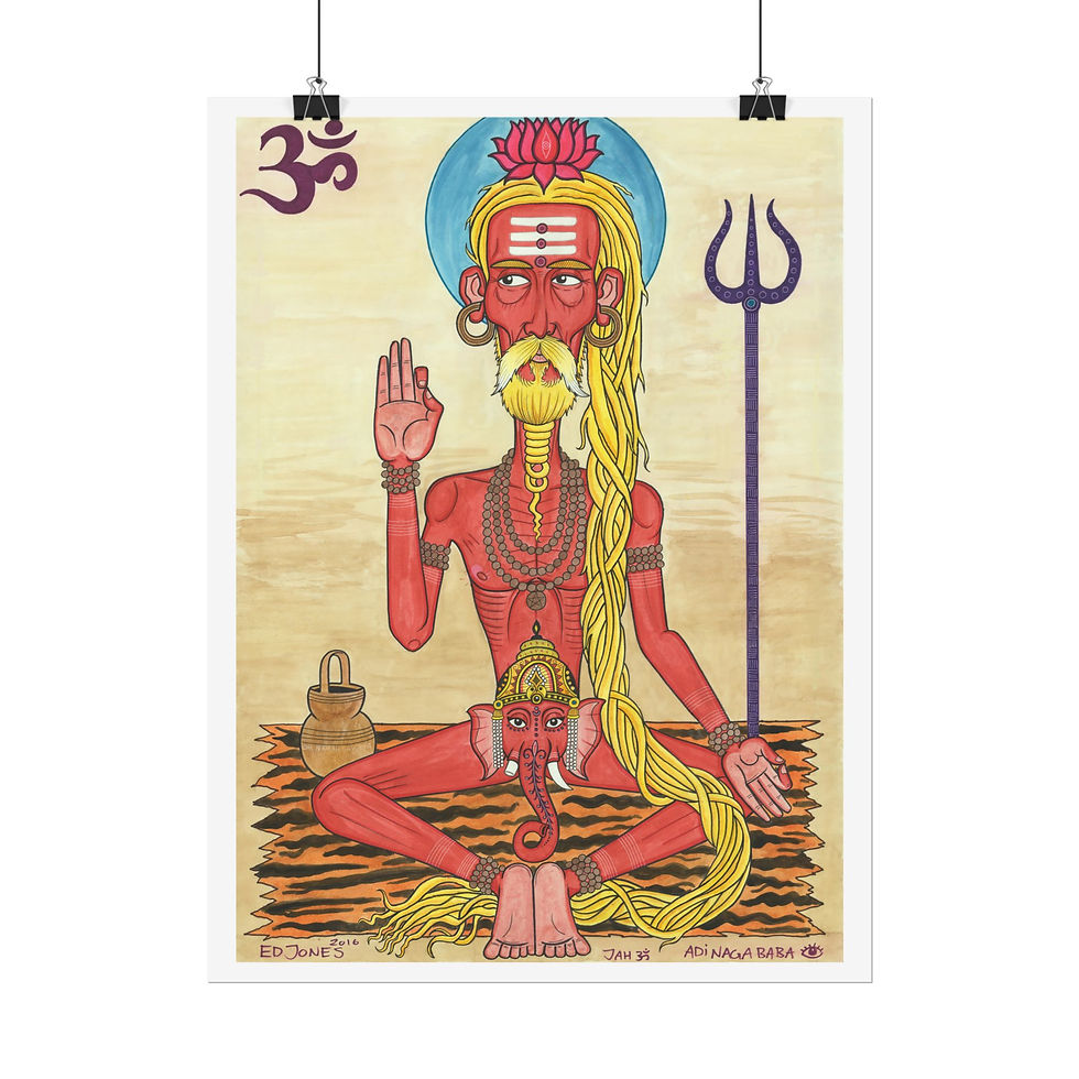 Thumbnail: Ganapati Linga Sadhu print