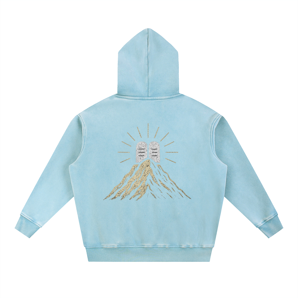 Thumbnail: Oversized Washed Har Sinai Hoodie