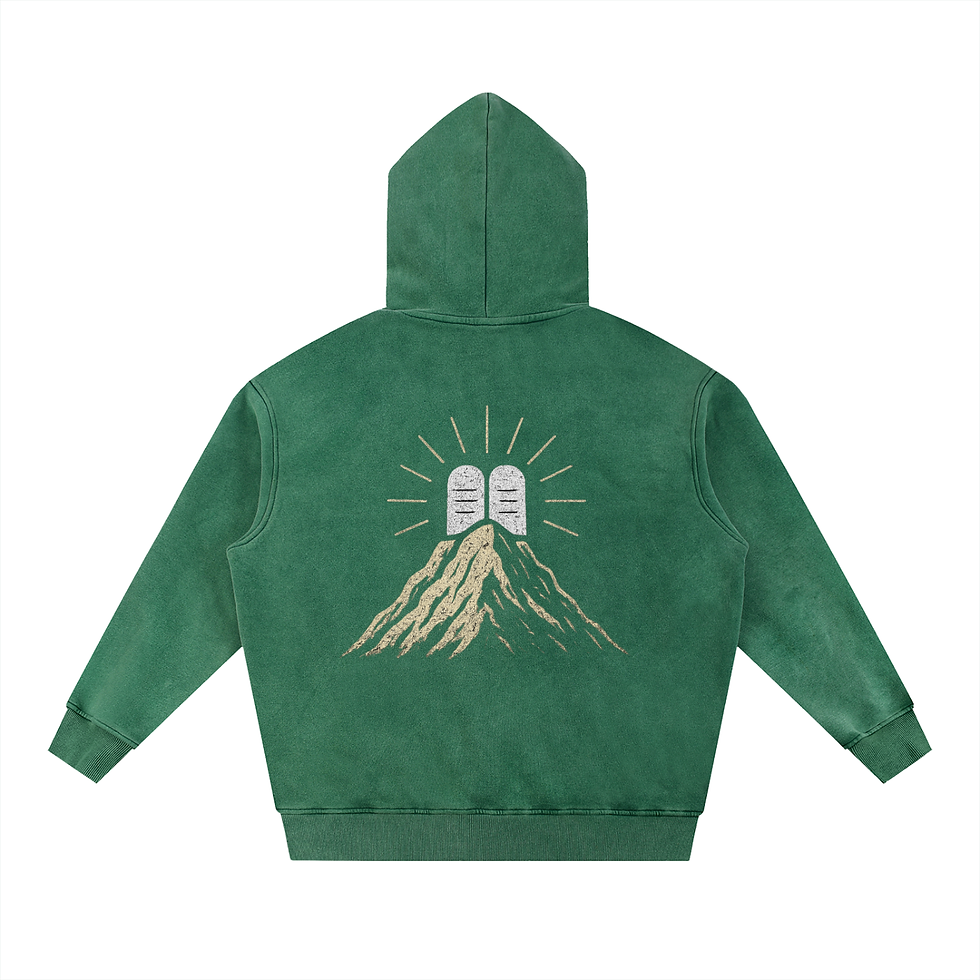 Thumbnail: Oversized Washed Har Sinai Hoodie