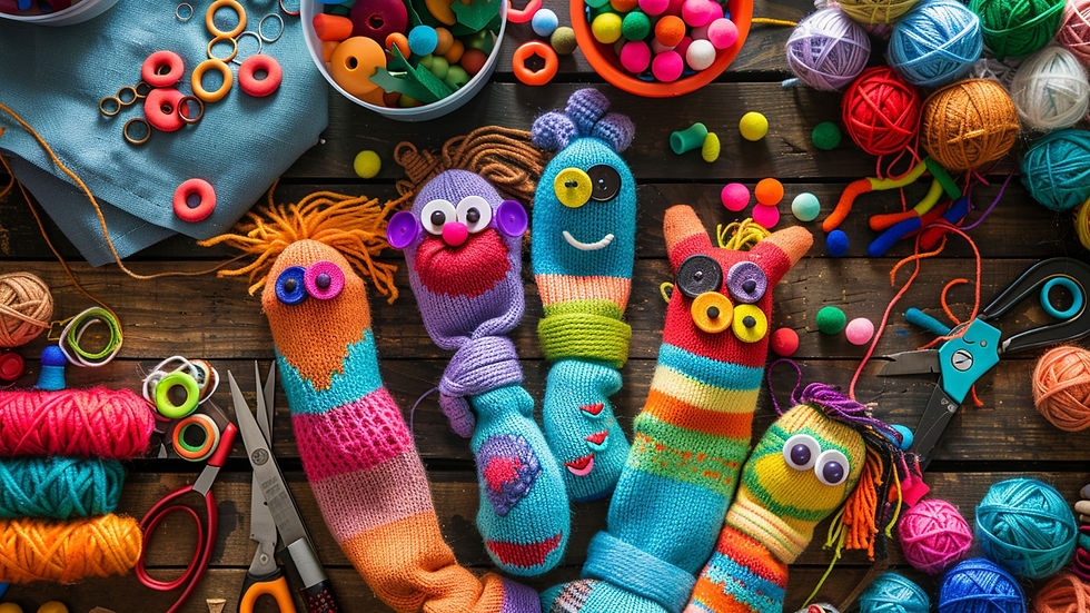 Sock Puppets with Hansen & Evans