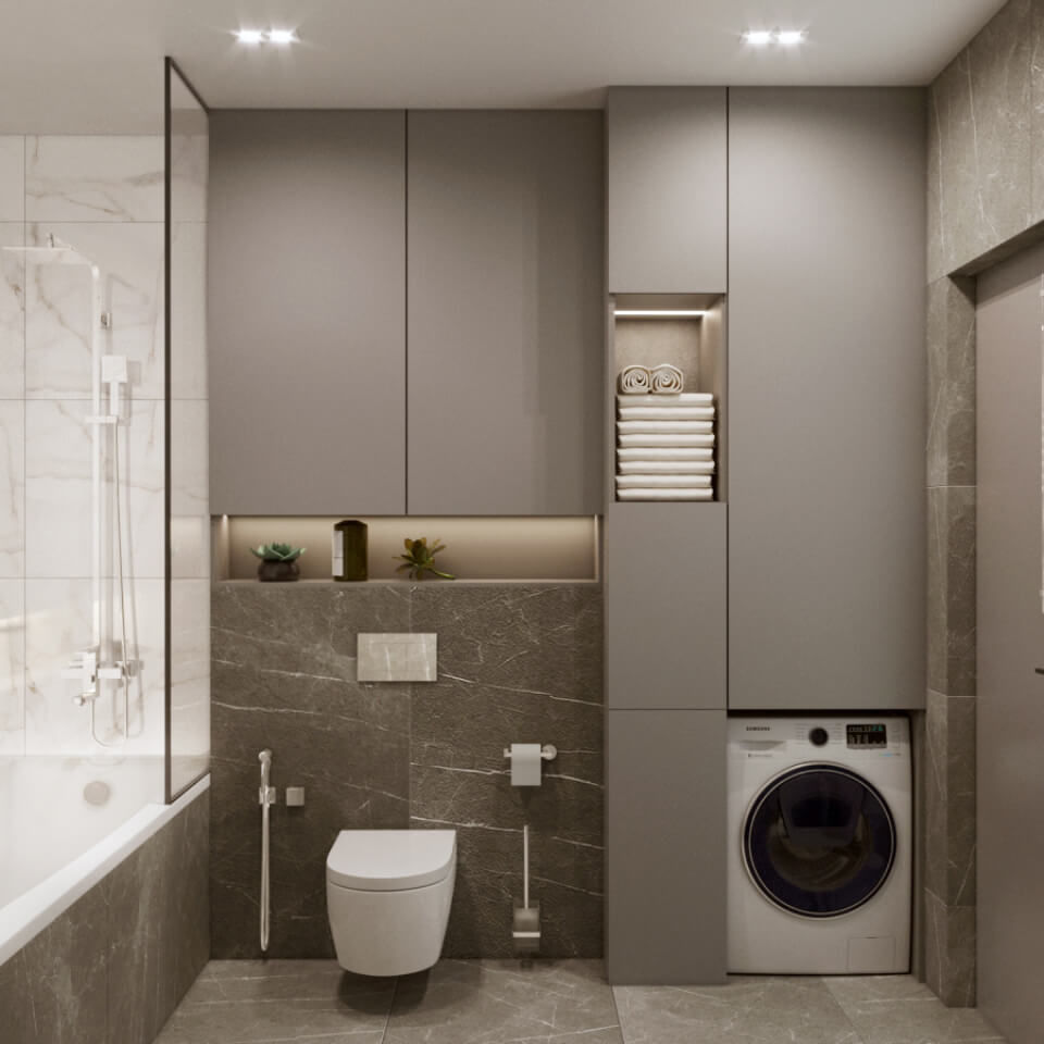 Дизайн інтерʼєру ванної кімнати