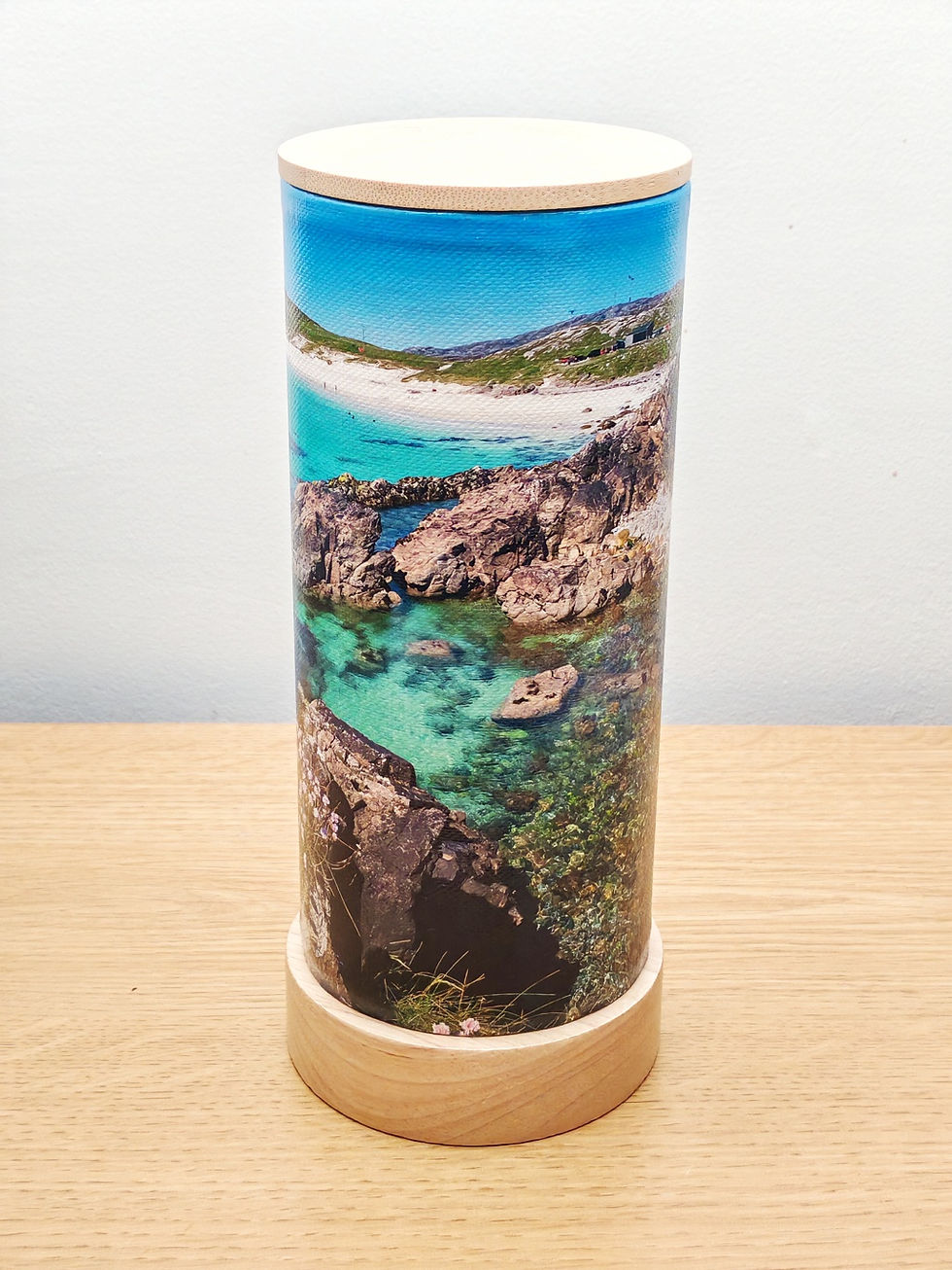 Thumbnail: Hushinish Vista - Large Wireless LED Canvas and Wood Lantern