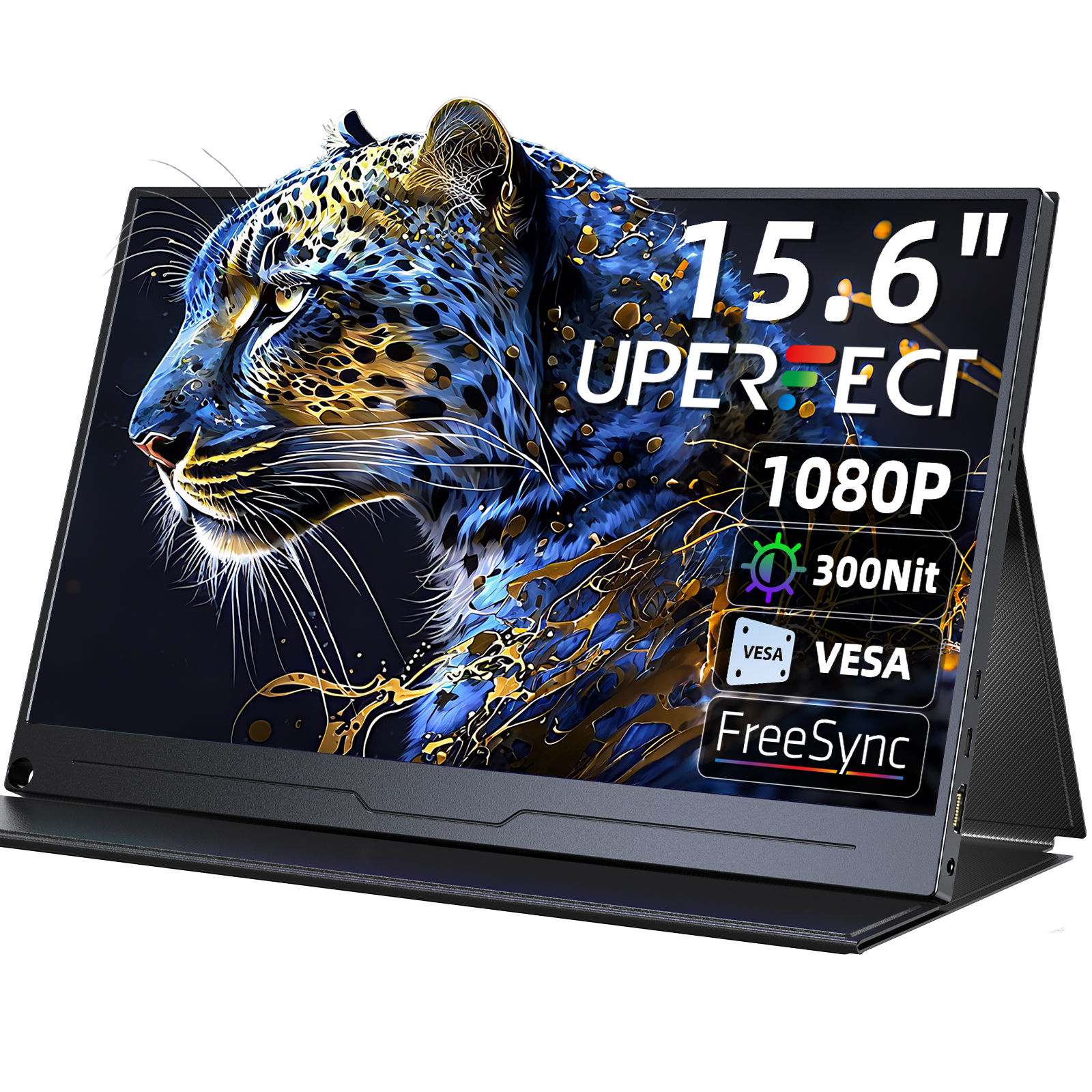 UPERFECT 15.6Inch LCD Monitor Portable Ultrathin 1080P IPS FHD USB Type C Dispal