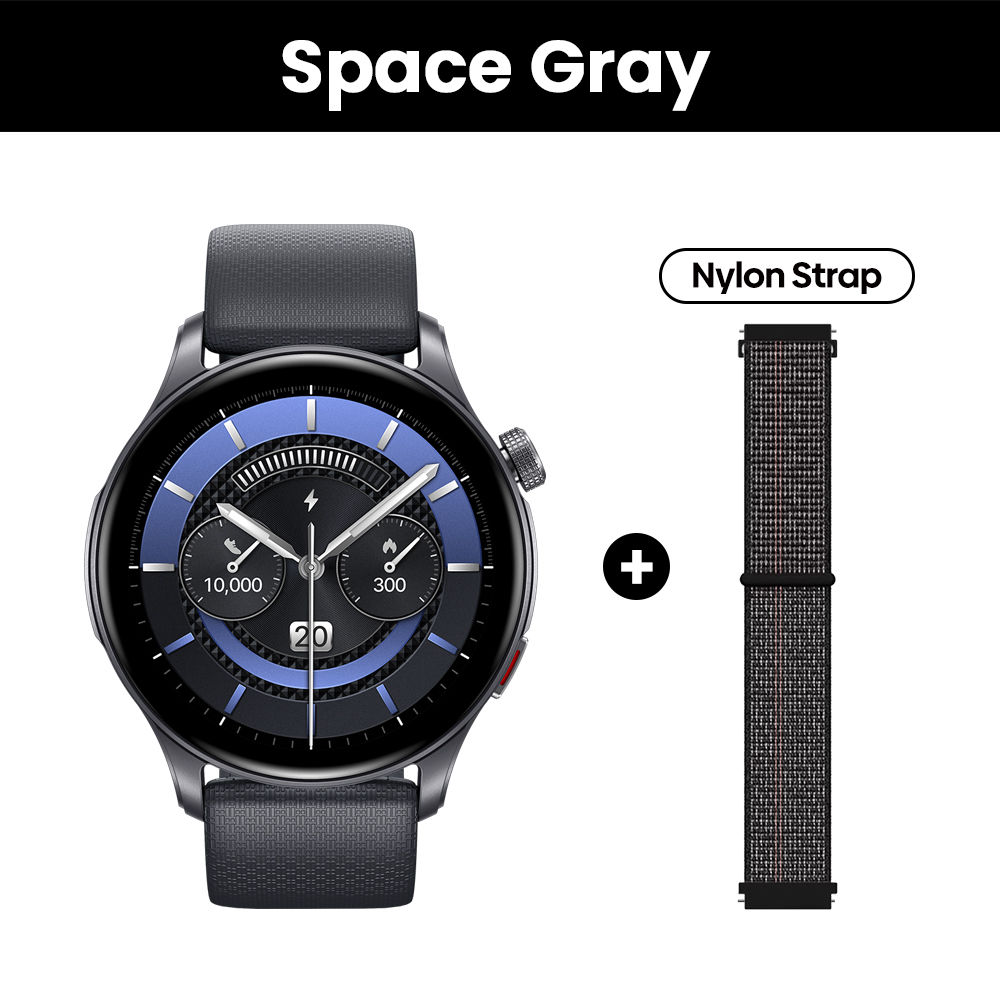 New Zeblaze Btalk 3 GPS Smartwatch 1.43" AMOLED Screen Dual Strap Bluetooth Call