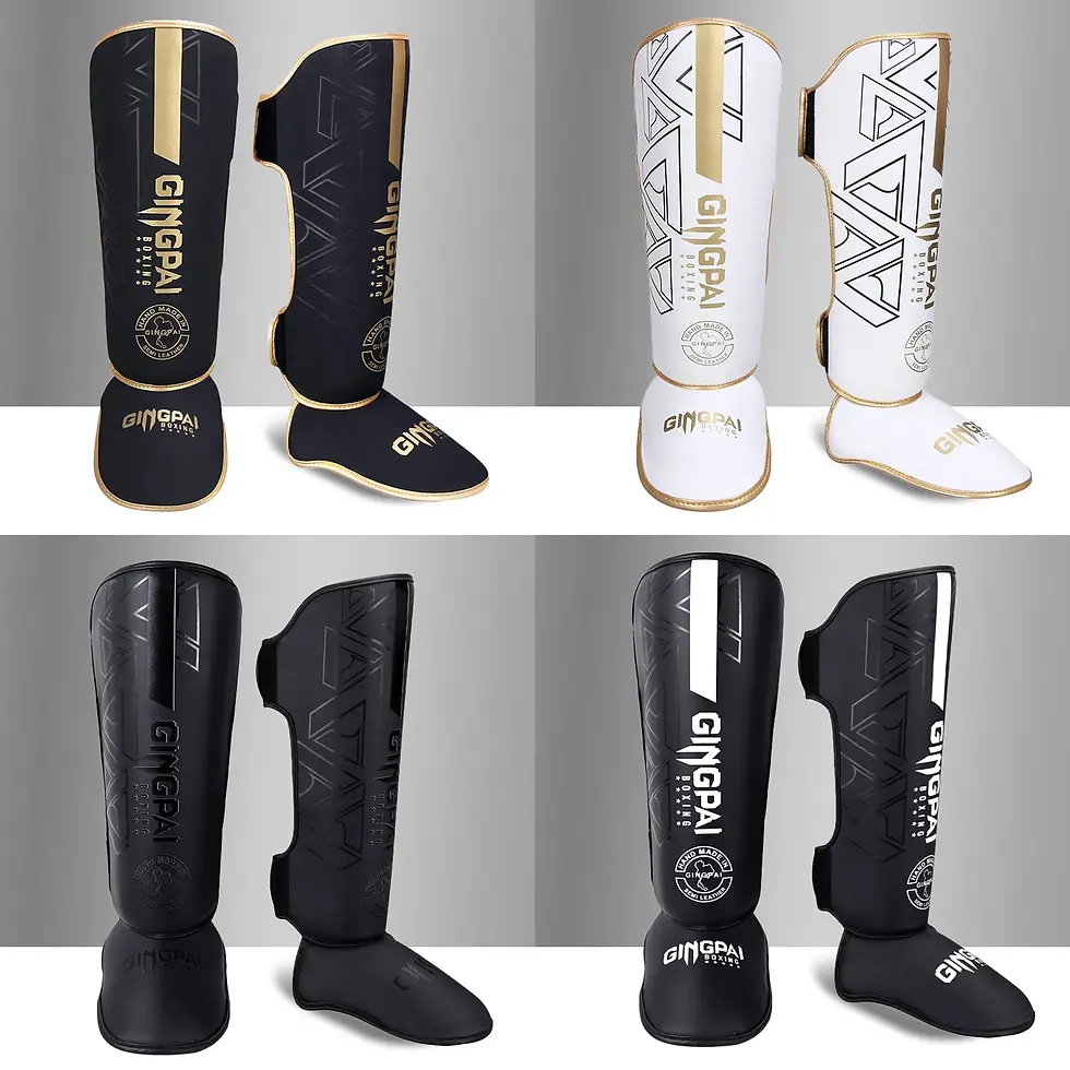 Pair MMA Boxing Muay Thai Shin Guards Kickboxing