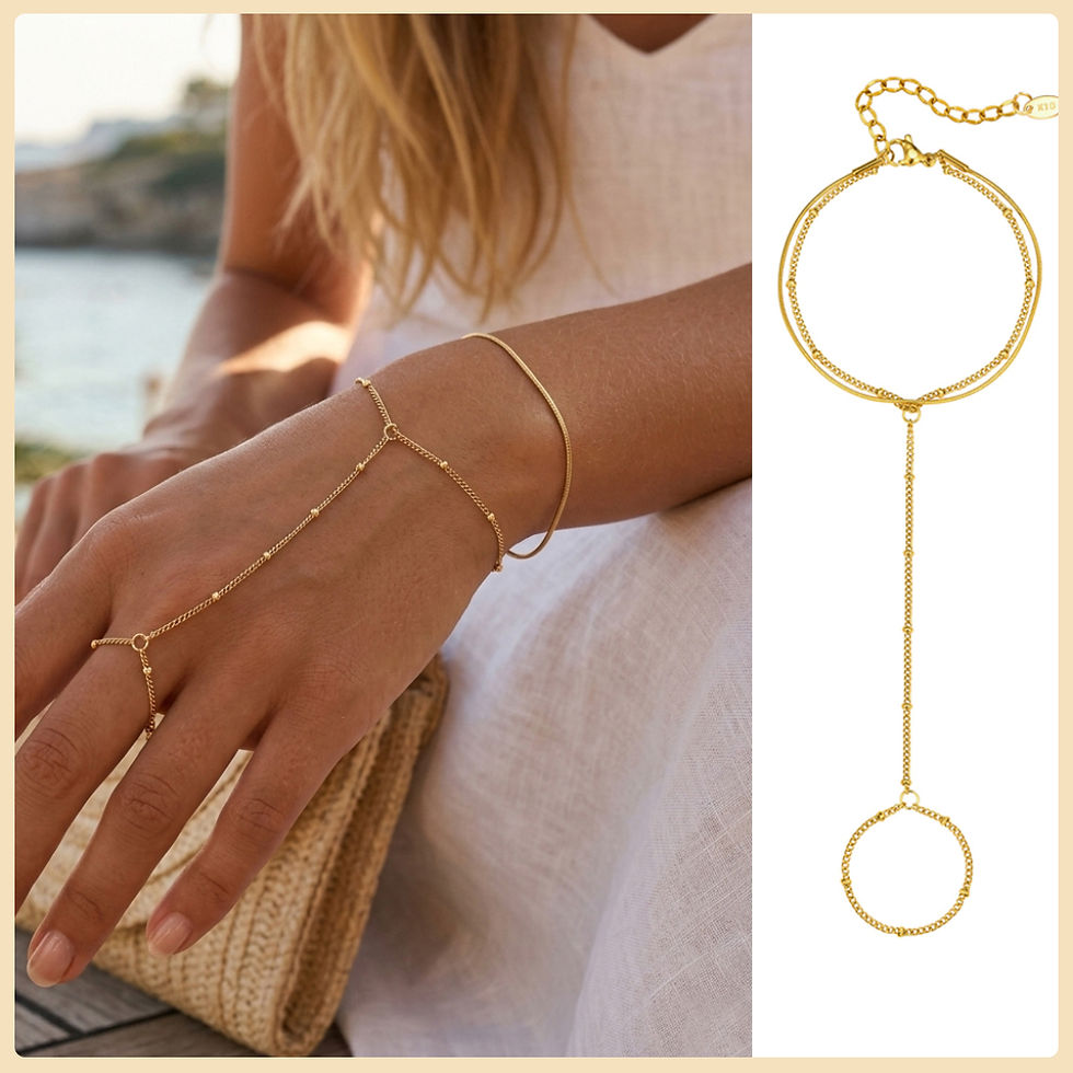 Thumbnail: Mary Hand Chain Bracelet