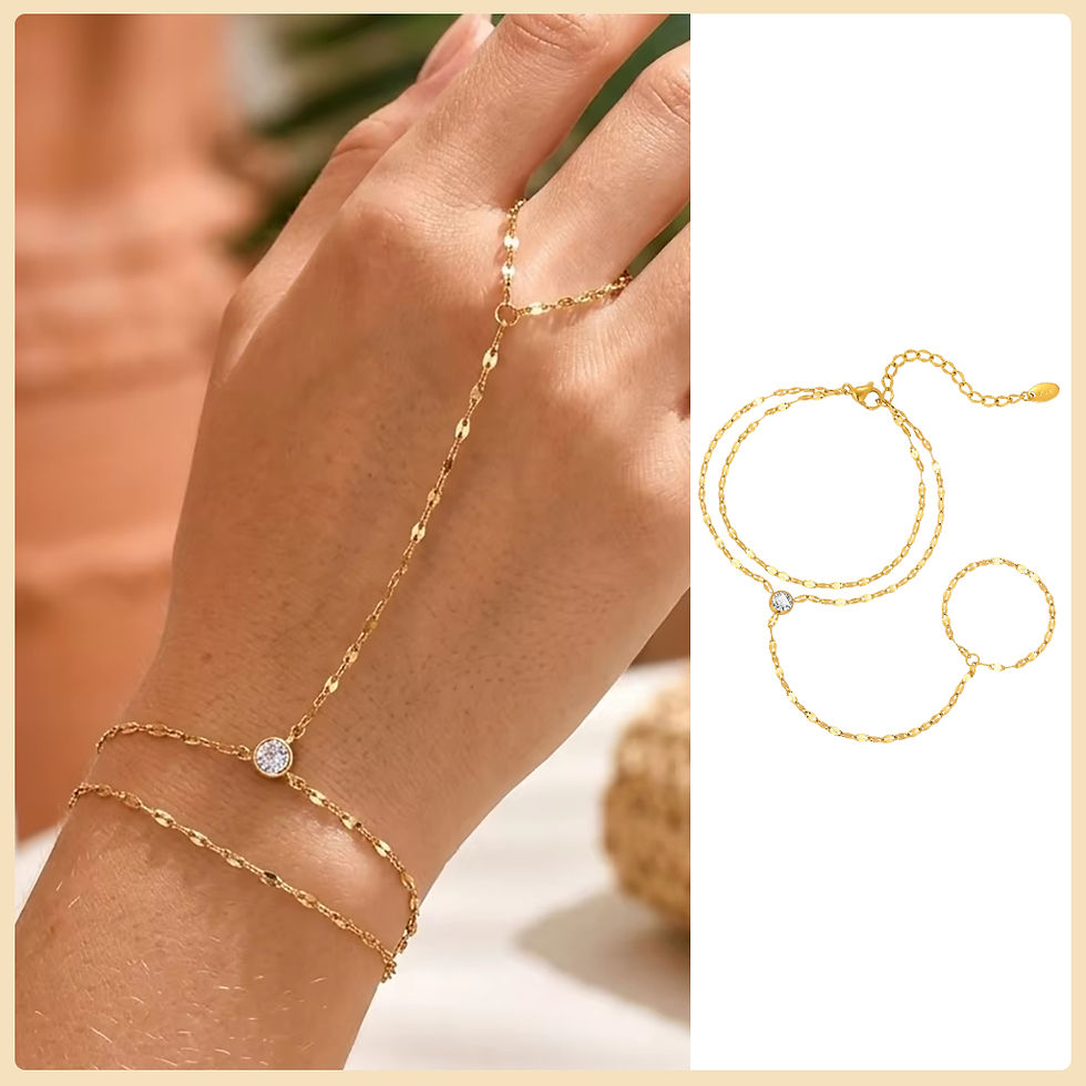 Thumbnail: Mary Hand Chain Bracelet
