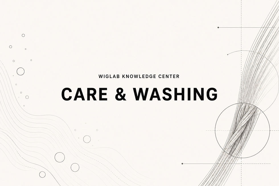 WigLab Knowledge Center Care & Washing category cover