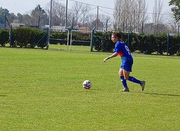 Yazmina Ávalos entrenando en el Club Atlético de Tigre
